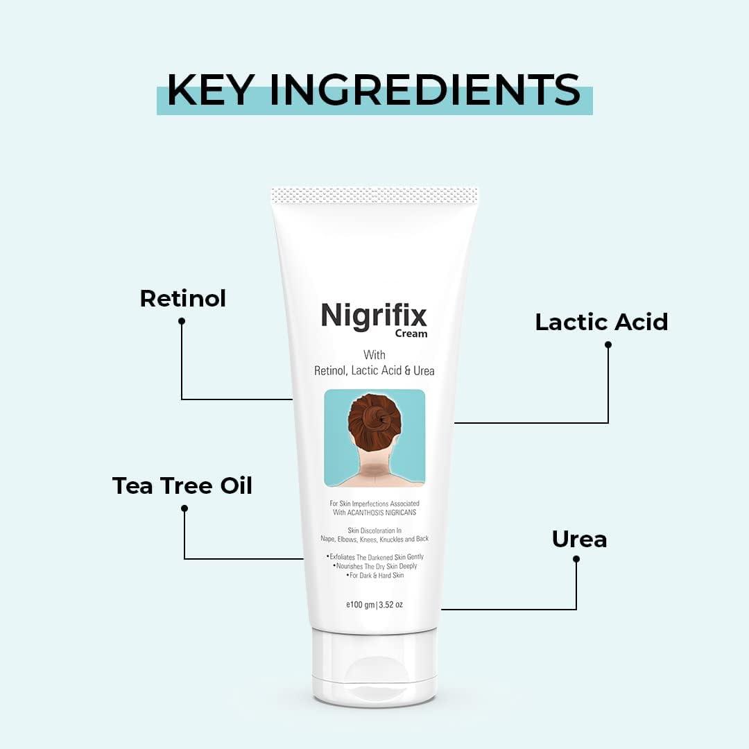 deyltas Cream for Acanthosis Nigricans | for Dark Body Parts Like Neck, Knuckles, Armpits, Ankles, Thighs, Elbows | Exfoliant- 100g