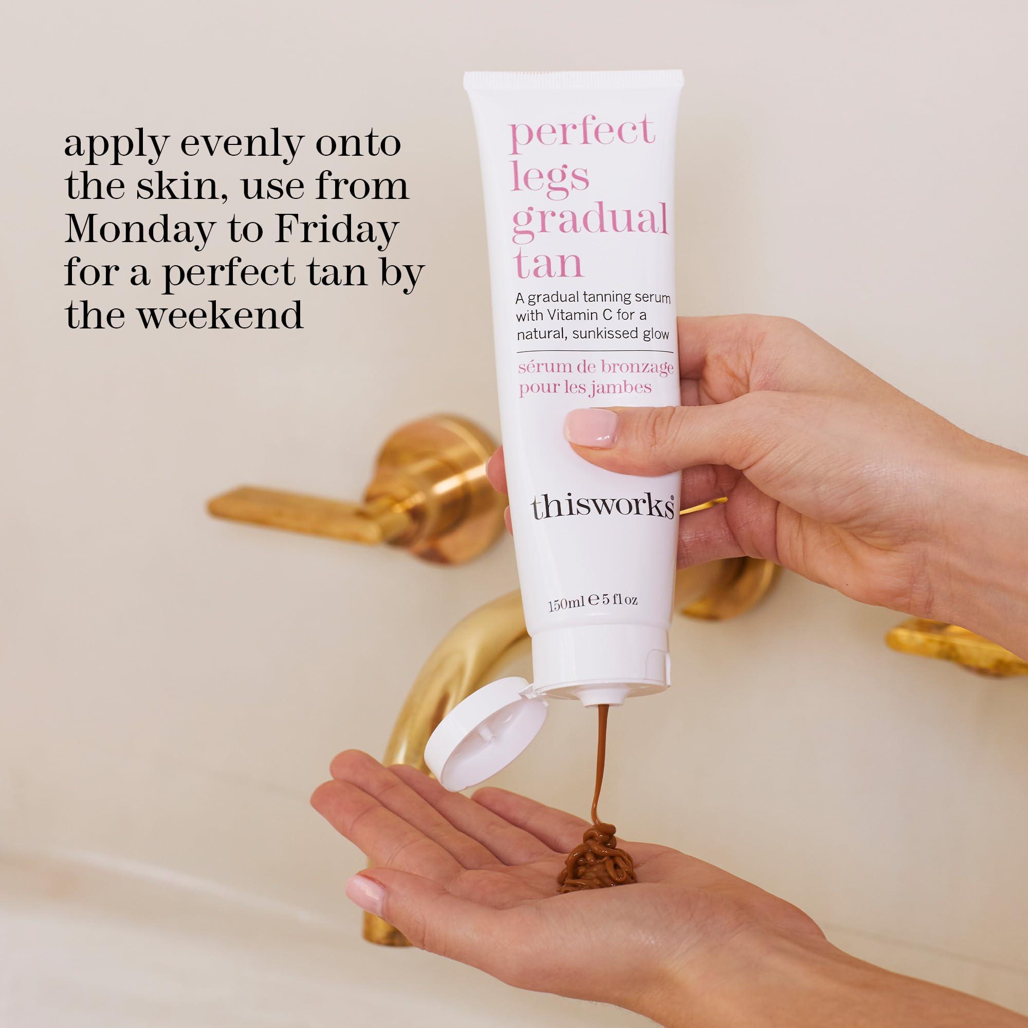 THISWORKS This Works Perfect Legs Gradual Tan, Self Tanner with Vitamin E & Shea Butter, 150ml