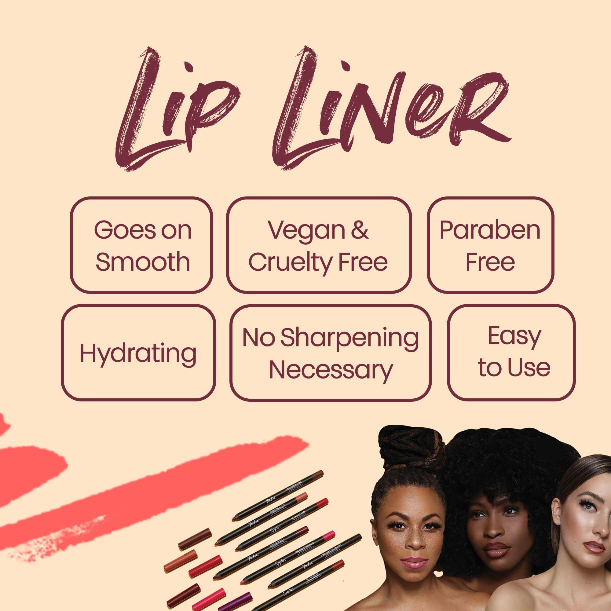 The Lip Bar The Lip Bar | Straight Line Lip Liner | Vegan & Cruelty Free | Straight Facts