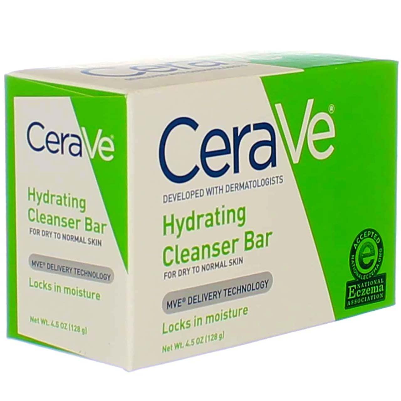 CeraVe Cerave Hydrating Cleanser Bar For Dry to Normal Skin, 130ml by CeraVe