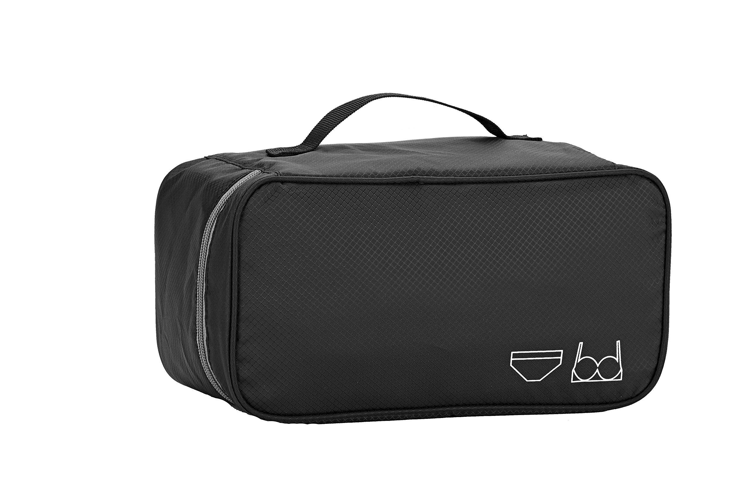 SACSTAR SACSTAR Travel Toiletry Bag for Women, Bra Organizer Underwear Storage Bag For Cosmetics, Toiletries, Hotel, Home, Bathroom, Airplane