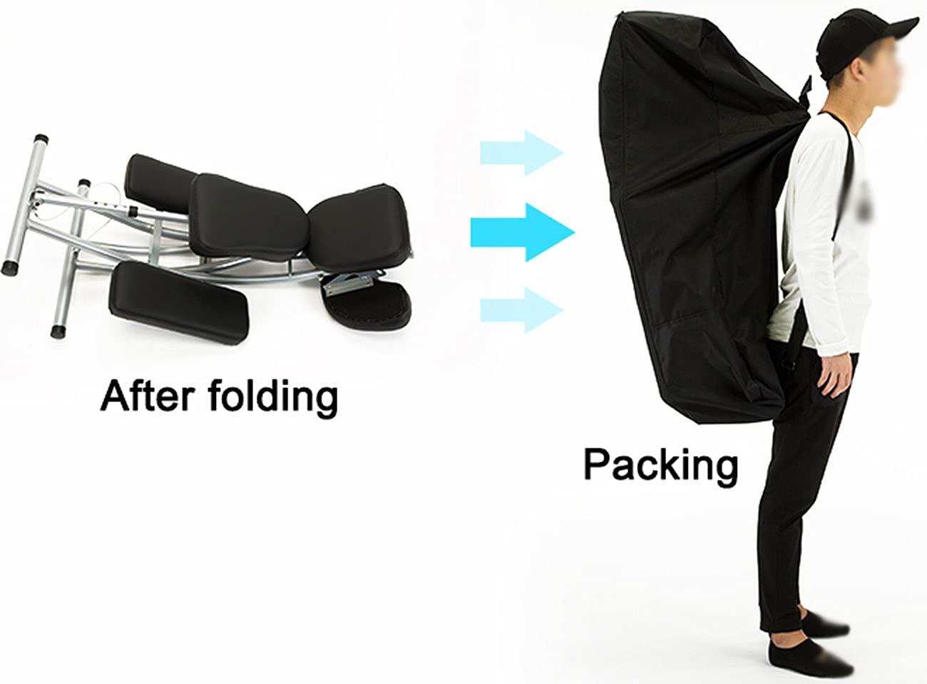 ERoomQ ERoomQ Portable Massage Chairs,Folding Tattoo Chairs,5Cm High-Density Sponge Height Adjustable Face Cradle Light Weight Travel Spa Seat