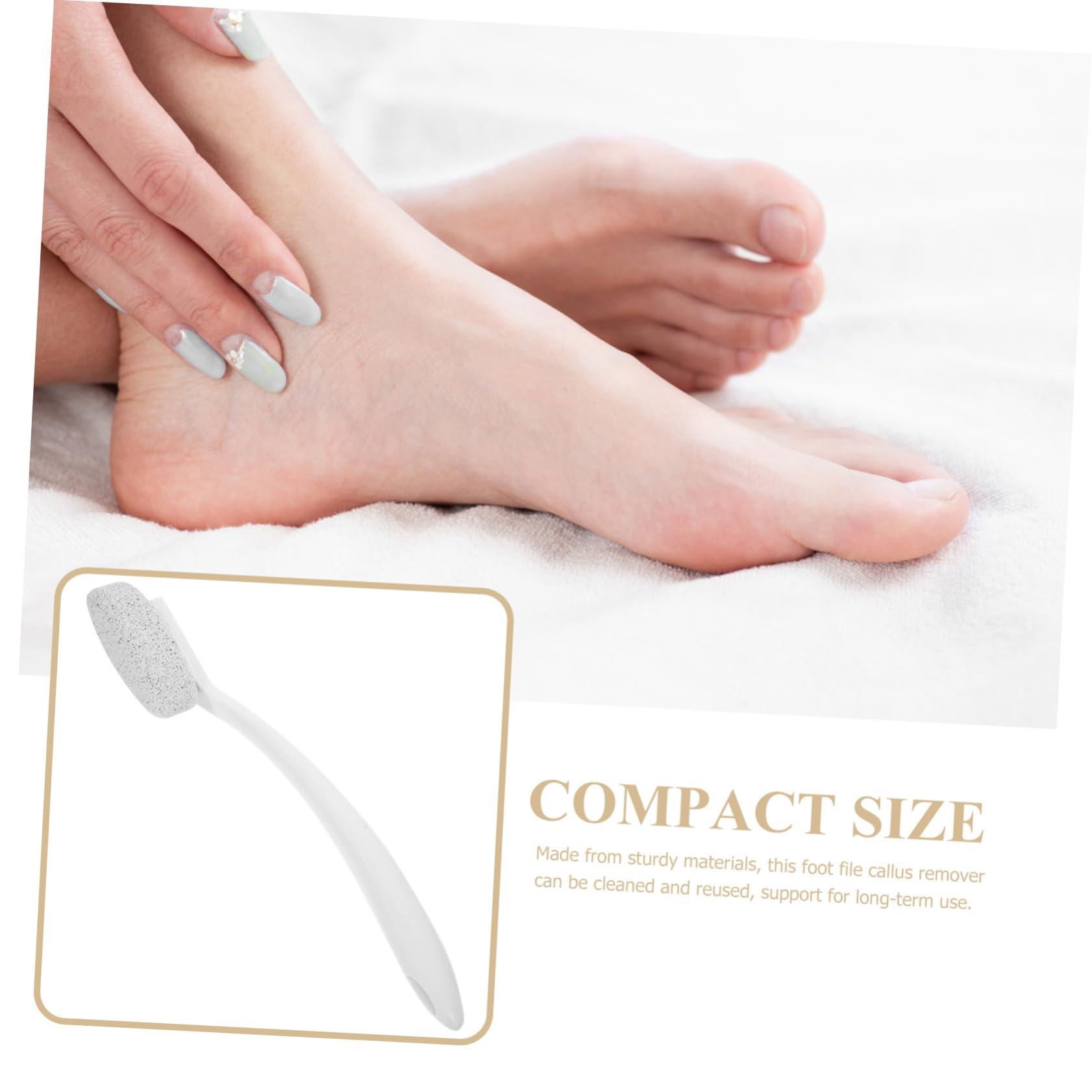 OHPHCALL OHPHCALL Long Handle Pumice Foot File for Dead Skin Removal Heel Sander for Feet Remover
