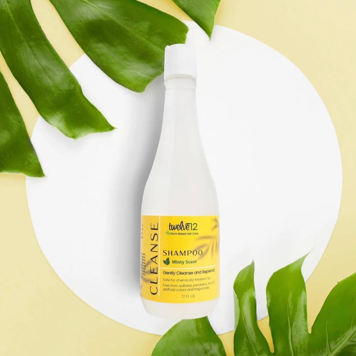 Twelve12 Beaute Twelve12 Shampoo Mint Scent, Plant Based, Cruelty-Free, Clarifying Shampoo