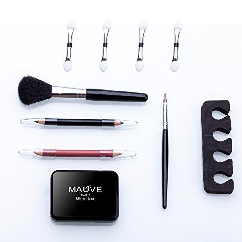 DUER LIKA DUER LIKA Makeup Kit for Girls and Women-Carry All Makeup Train Case with Pro Makeup and Full Starter Cosmetics Set (GOLD)