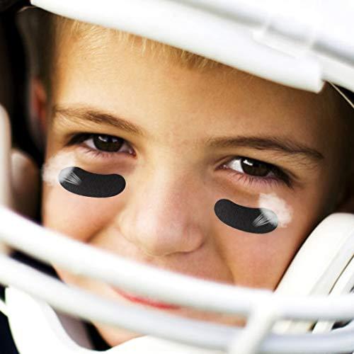Fentasy Fentasy Eye Black Stickers for Kids - Breathable Eye Black Made by Cotton Material Customizable Lettering 24 Pairs