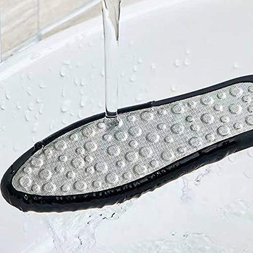 AnHua AnHua 1Pcs Double Sides Foot Rasp Heel File Hard Head Skin Callus Remover Stainless Steel instruments for Pedicure Feet Care Tool (Black)