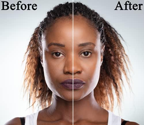 Plant Guru African Black Soap Liquid Half Gallon - 100% Raw Pure Natural From Ghana, Acne Treatment, Aids Against Eczema & Psoriasis, Dry Skin, Scar and Dark spot Removal, Pimples and Blackhead, Face & Body Wash