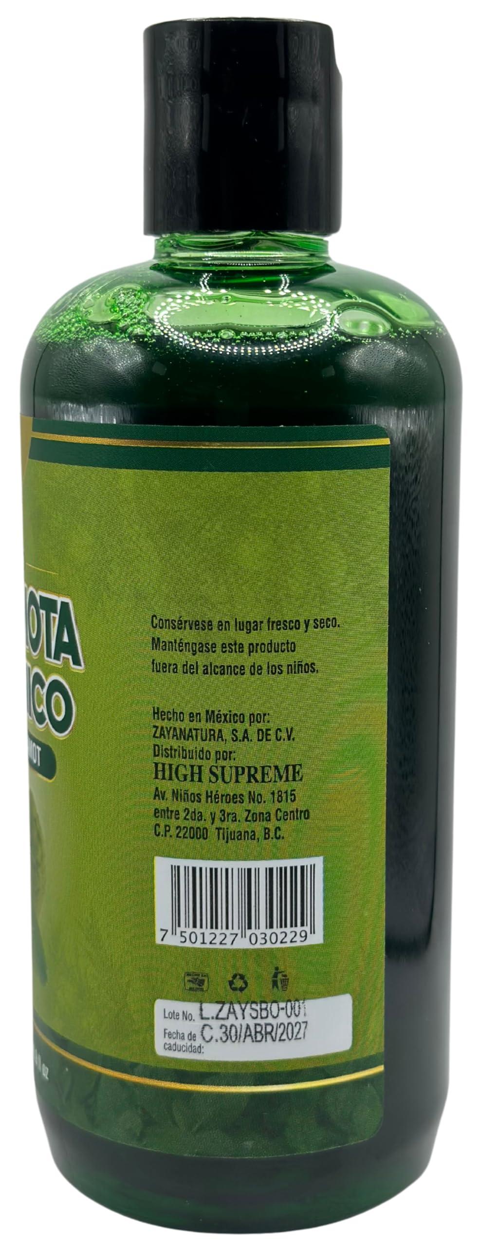 HIGH SUPREME HIGH SUPREME Shampoo organic bergamot (16.9 fl oz) with aloe vera & rosemary SHAMPOO ORGANICO BERGAMOTA con Sabila & Romero Cont. net. 500 ml