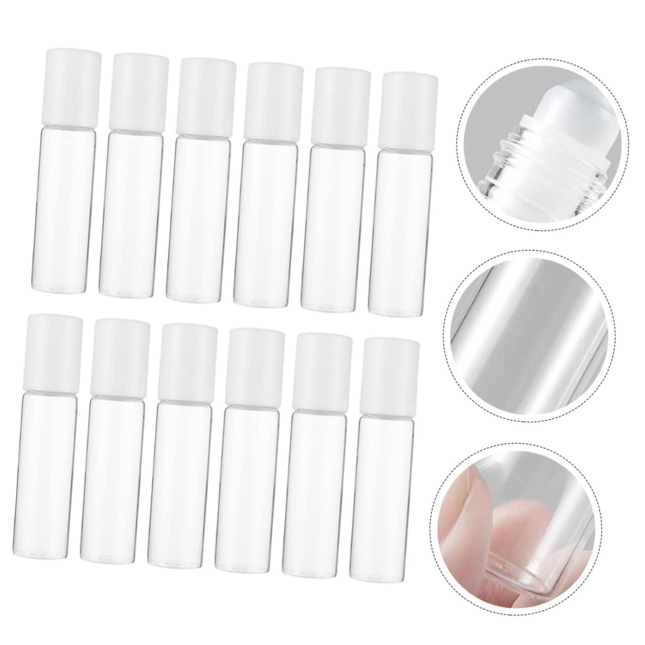 Mikinona Mikinona 10ml Glass Roller Bottles Essential Oil Perfume Travel Leak Proof Rollerball Bottle Set