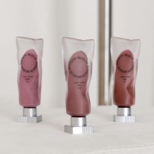 MUZIGAE MANSION MUZIGAE MANSION Objet Water Lip Stain Matte Lipstick (Watery to Blurry Tint), Long-Lasting, Hydrating, Waterproof Wear K-Beauty Liquid Lipstick for Women, Bold Red Tinted Gloss (003 POSH)