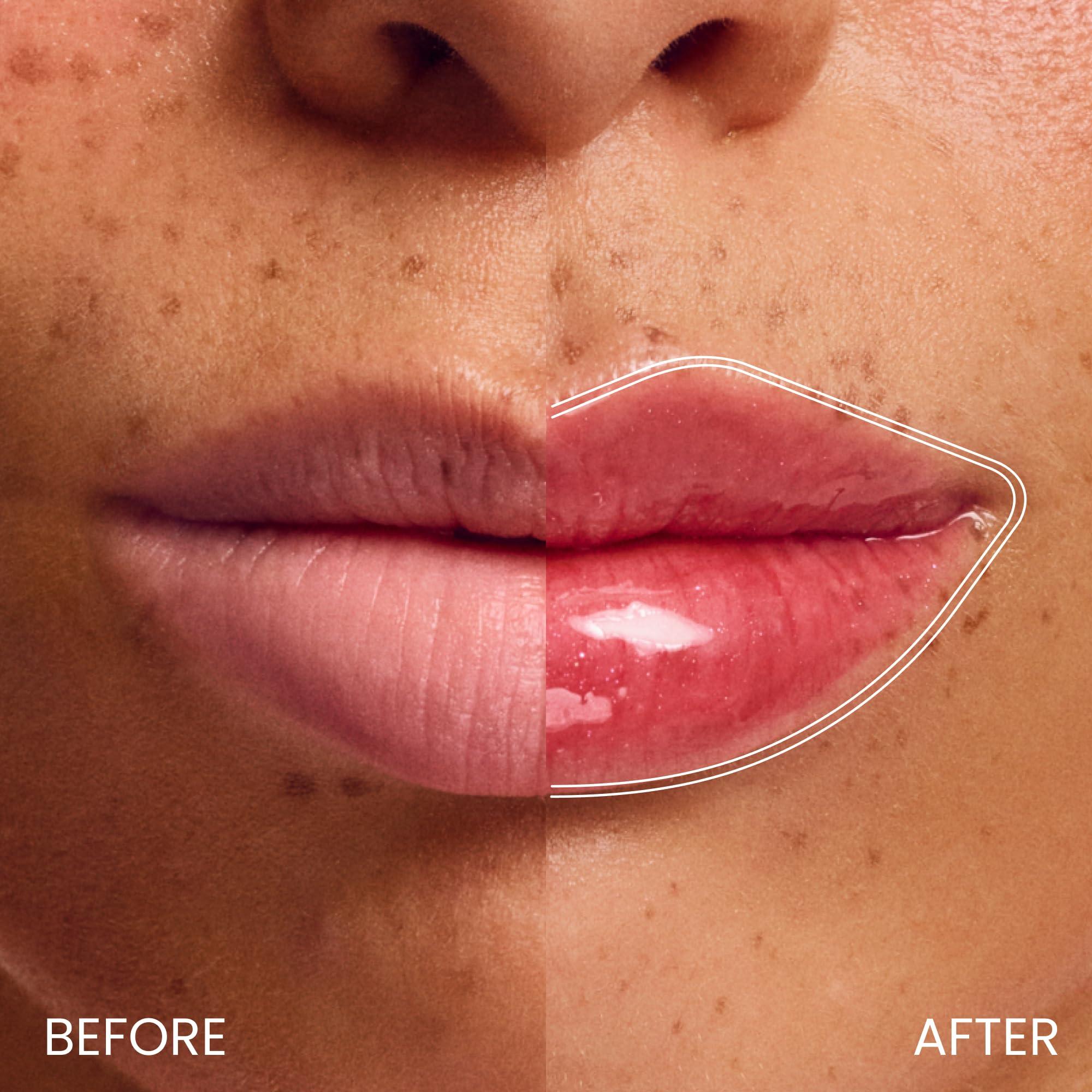 COLORGRAM COLORGRAM Fruity Glass Tint 08 Lovely Raspberry | Korean Long Lasting & Waterproof Lip Stain | Glossy Dewy Lip Gloss, Highly Pigmented Raspberry Red Shade with Glowing effect 0.11 Oz.