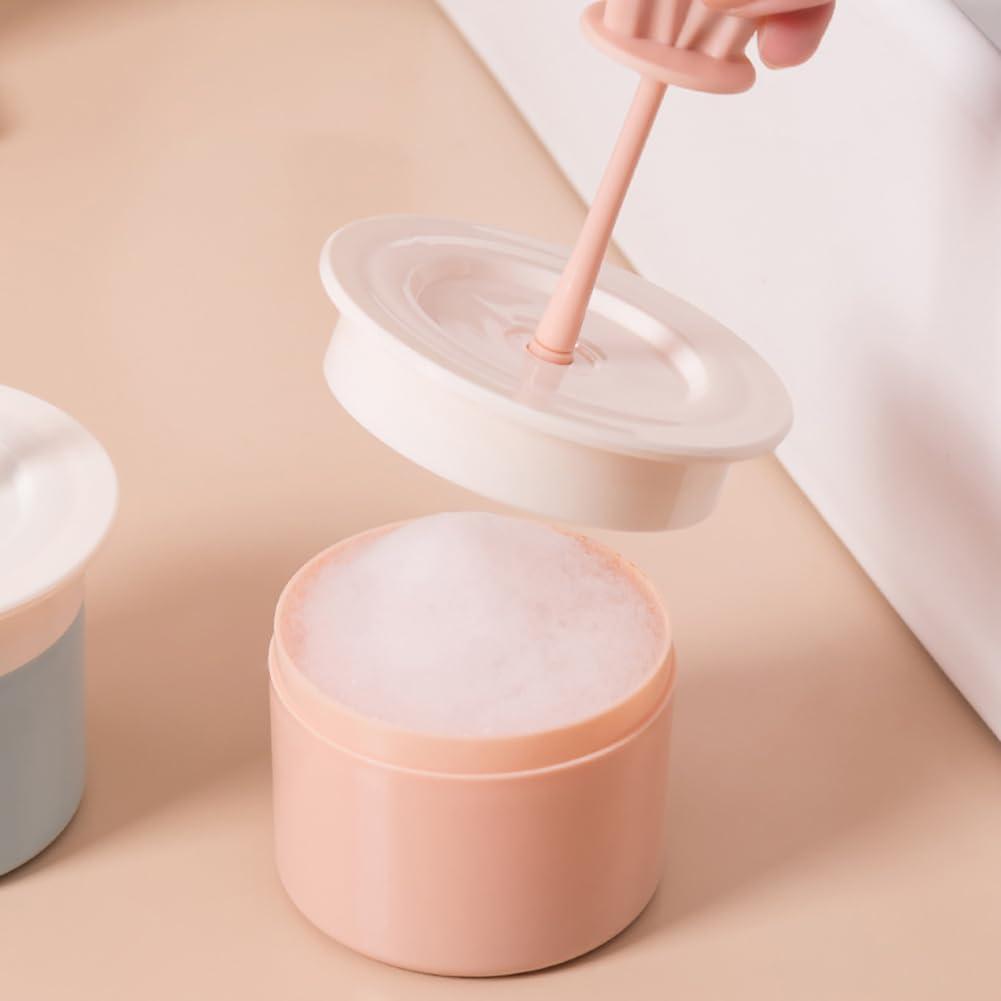 LJJCSFF LJJCSFF 2pcs Foam Maker for Face Wash Cute Bubble Foam Maker Skincare Bubble Cleanser Skin Care Pink Face Soap Foam Maker Face Wash Foamer Pump