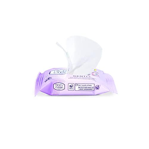 Nice 'N Clean Nice 'N CLEAN Eye Make Up Remover Pads with Micellar Water Leaving Skin Fresh and Clean, Suitable for Sensitive Skin, Biodegradable, Plastic Free Face Wipes, 30 x Pads