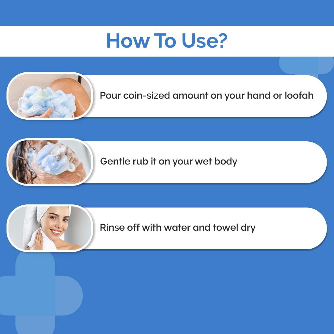 The Derma Co The Derma Co 1% Salicylic Acid Exfoliating Body Wash | Helps Smoothen Rough & Bumpy Skin | Deeply Cleanses & Exfoliates | Helps Reduce Body Acne | 8.45 Fl Oz/250ml