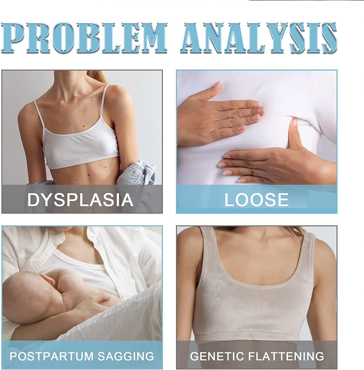 lunhaifi Enboost Breast Enhancement Serum, Natural Herbal Breast Enhancement Cream, Natural Fast Breast Grow Big Boobs Firming Massage Oil, Enlargement Lifting Bust Serum Oil (3 Pcs)