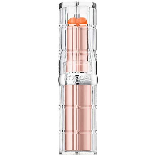 L'Oreal Paris L'Oreal Paris Makeup Colour Riche Plump and Shine Lipstick, for Glossy, Radiant, Visibly Fuller Lips with an All-Day Moisturized Feel, Nectarine Plump, 0.1 oz.