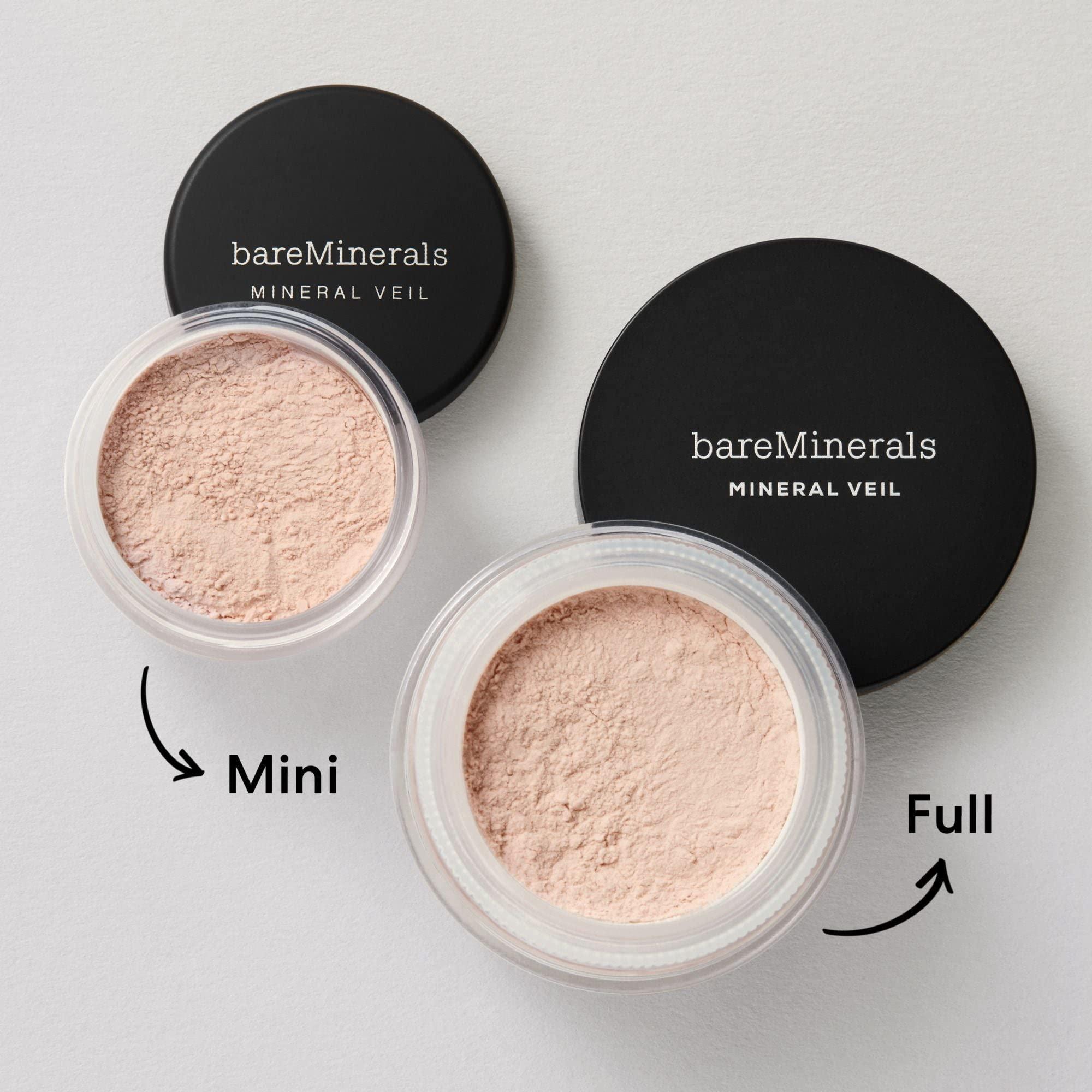 bareMinerals bareMinerals Mineral Veil Translucent Setting Powder, Weightless Blurring, Baking + Finishing Powder Makeup, Extends Makeup Wear, Talc Free, Vegan