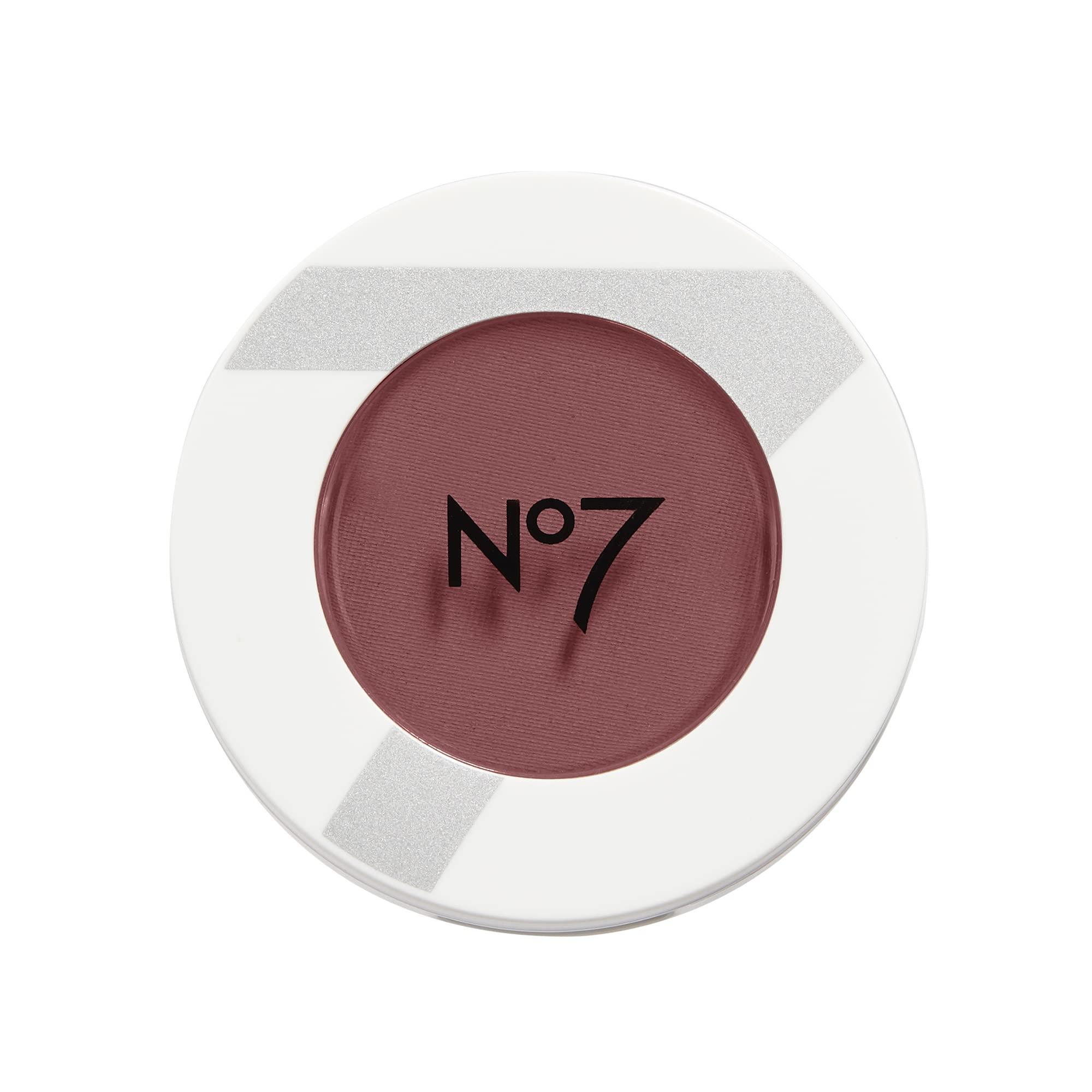 No7 No7 Matte Powder Blush - Cranberry - Loose Blush Makeup Palette for Instant Flush of Color - Makeup Powder for Face with Skin Conditioning Vitamin E (3g)