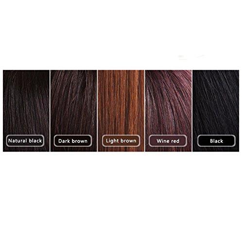 RemeeHi Fluffy Wavy Hair Top Piece 15CM Clip In Human Hair Topper Seamless Replacement Closure Toupee for Thin Hair Light Brown