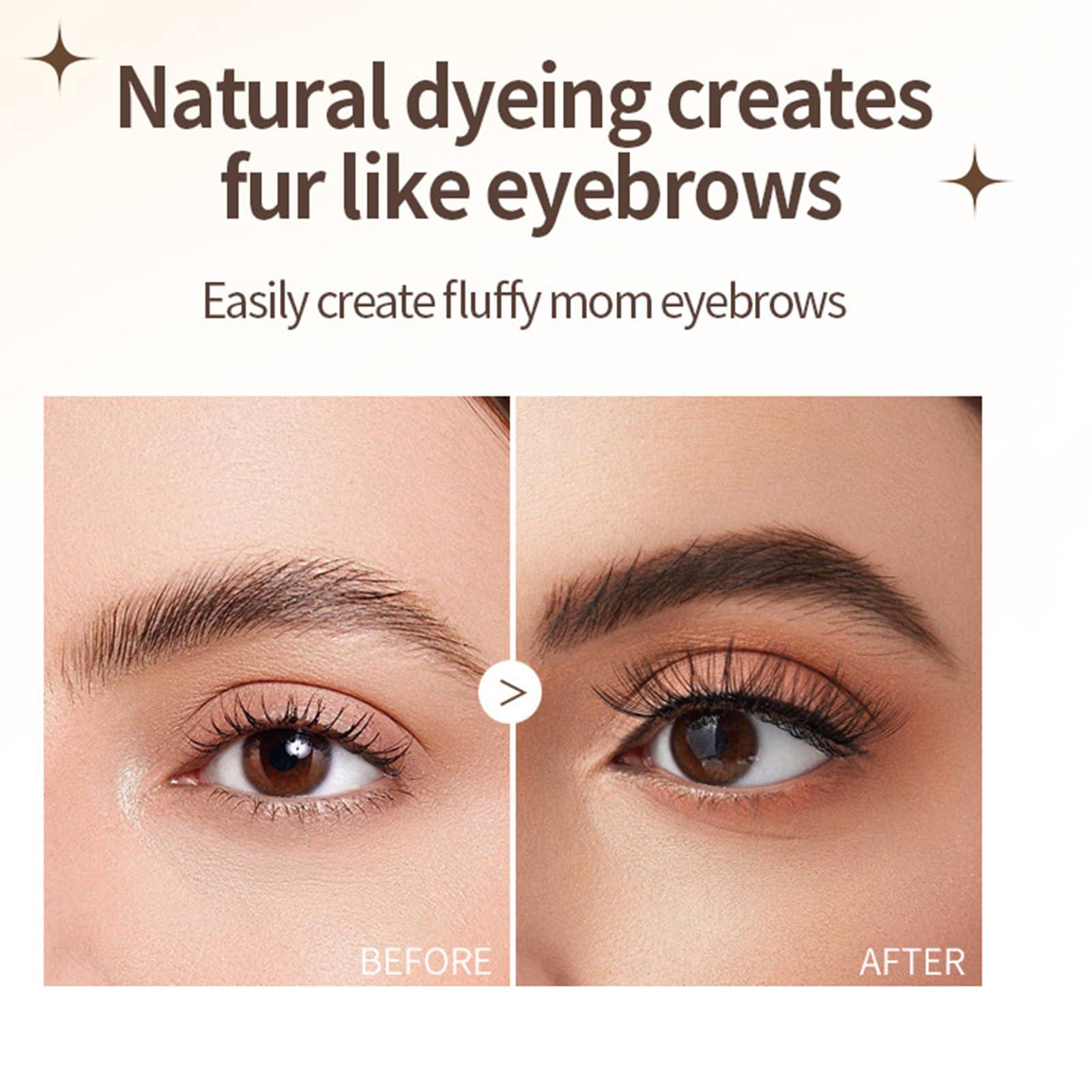 NinthAvenue Basics Instant Brow Brush, Brow Brush, Eyebrow Brush, Brow-Fection, Waterproof & Smudge-Proof Liquid Eyebrow Brush, Square Brush for Natural Brow (Chocolate)