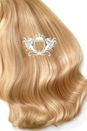 Foxy Locks Sandy Blonde - Superior 22" Seamless Clip In Human Hair Extensions 230g