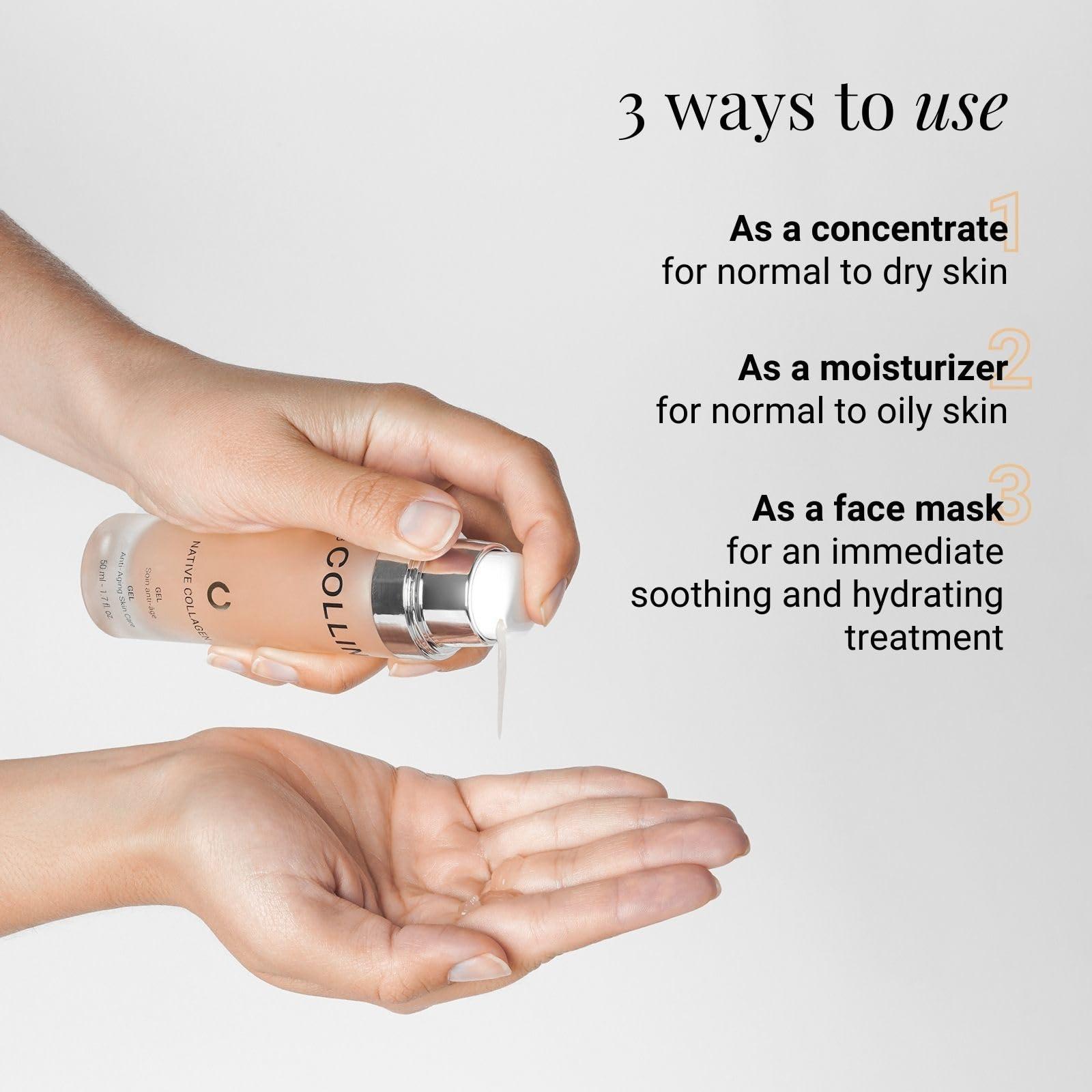 G.M. COLLIN G.M. COLLIN Native Collagen Gel | Anti-Aging Facial Serum for the Appearance of Fine Lines and Wrinkles | Skin Care for Dry or Oily Skin