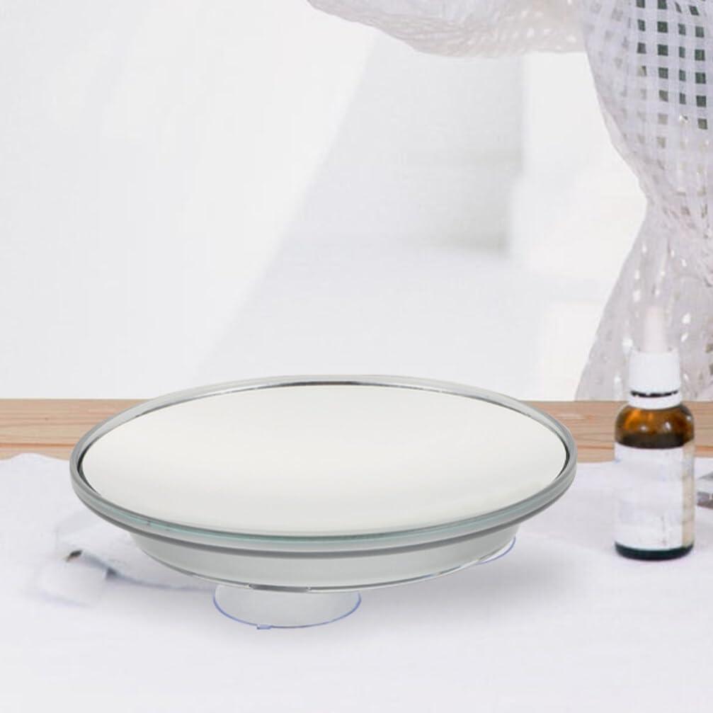 Healvian Healvian 30X Magnifying Mirror Suction Cup, Magnified Mirror for Easy Mounting Makeup Mirror, Travel Stick on Shower Mirror for Plucking Eyebrows