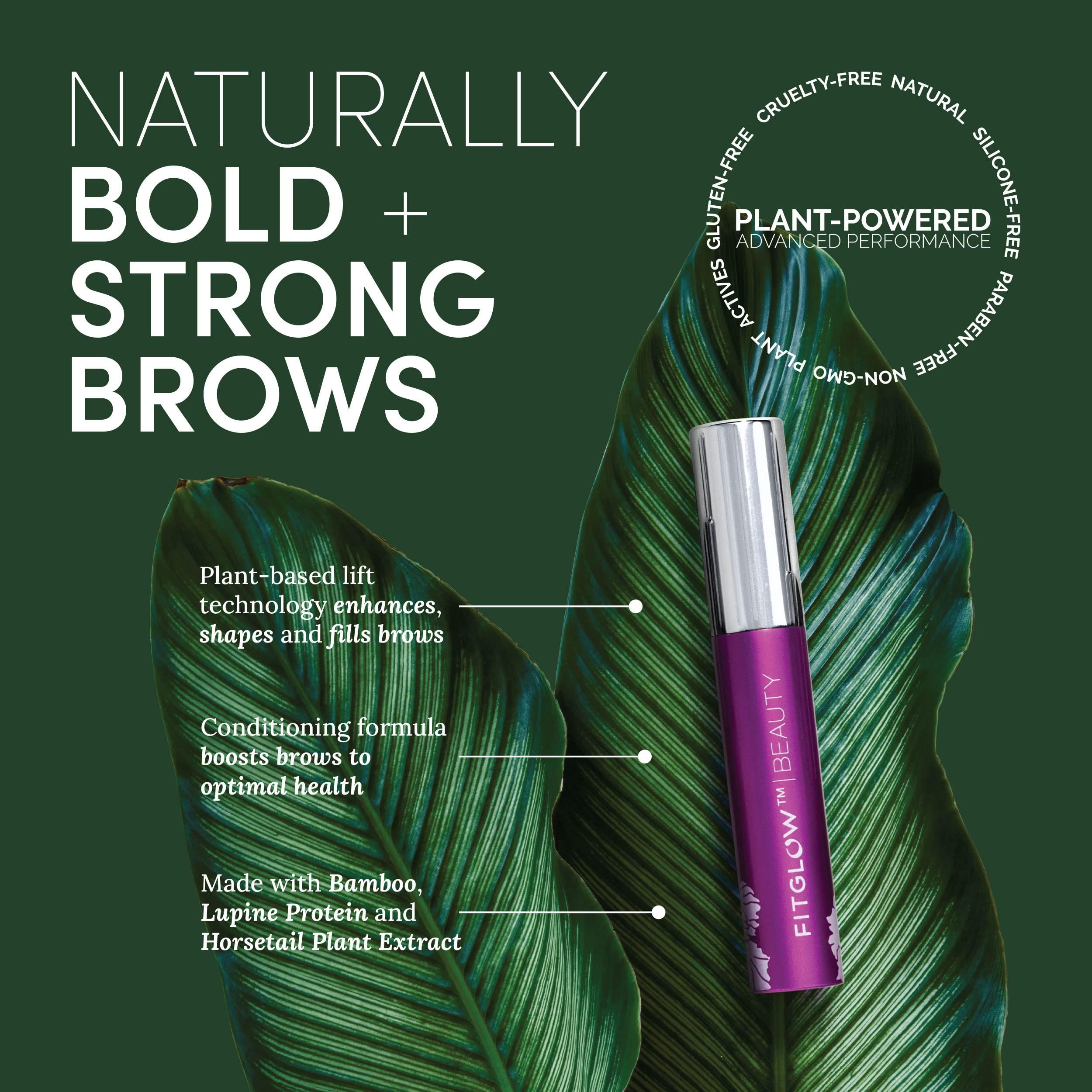 FITGLOW Fitglow Beauty - Natural Plant Protein Brow Gel | Vegan, Woman-Owned Clean Beauty (Taupe Blonde)