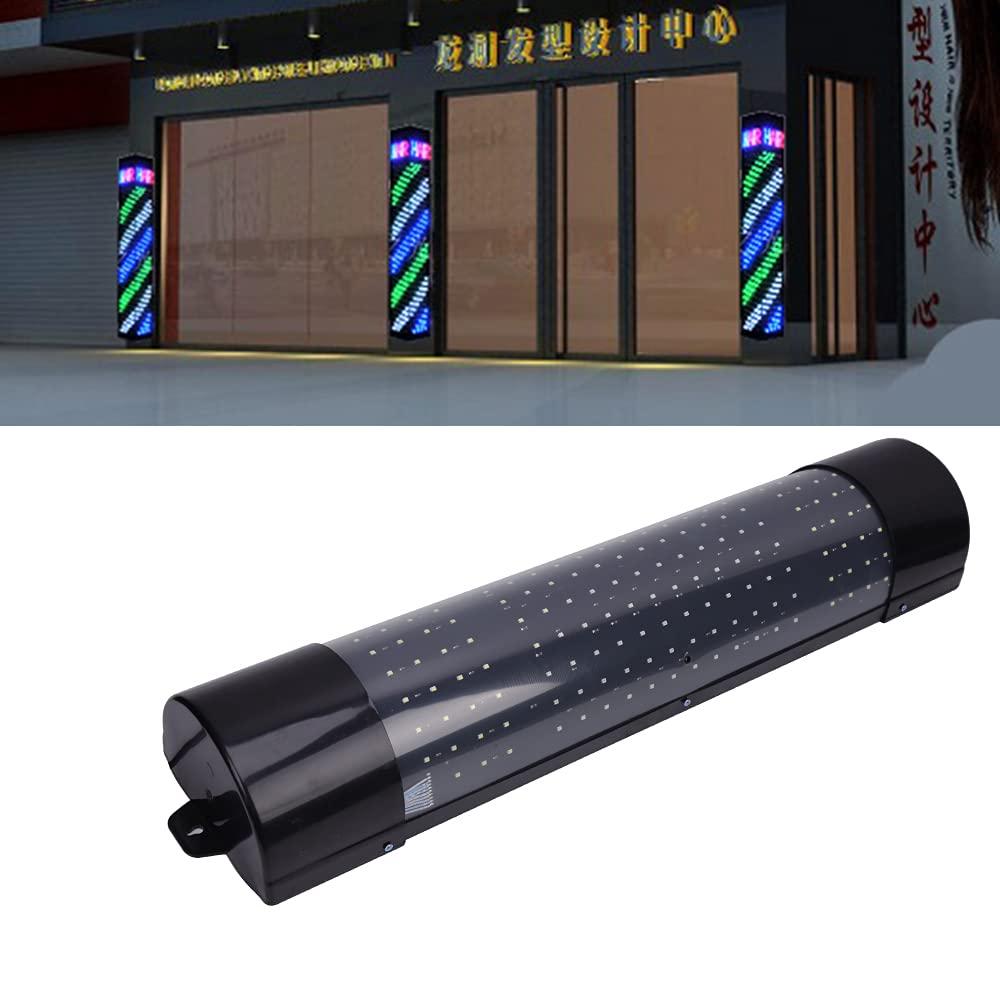 DNYSYSJ DNYSYSJ Barber Shop LED Pole Light,Hair Salon Outdoor Retro Barbershop Pole Illuminating Rotating Stripes Wall-Mounted Lamp,Waterproof-Rotating Barber Light Red Blue White 110v