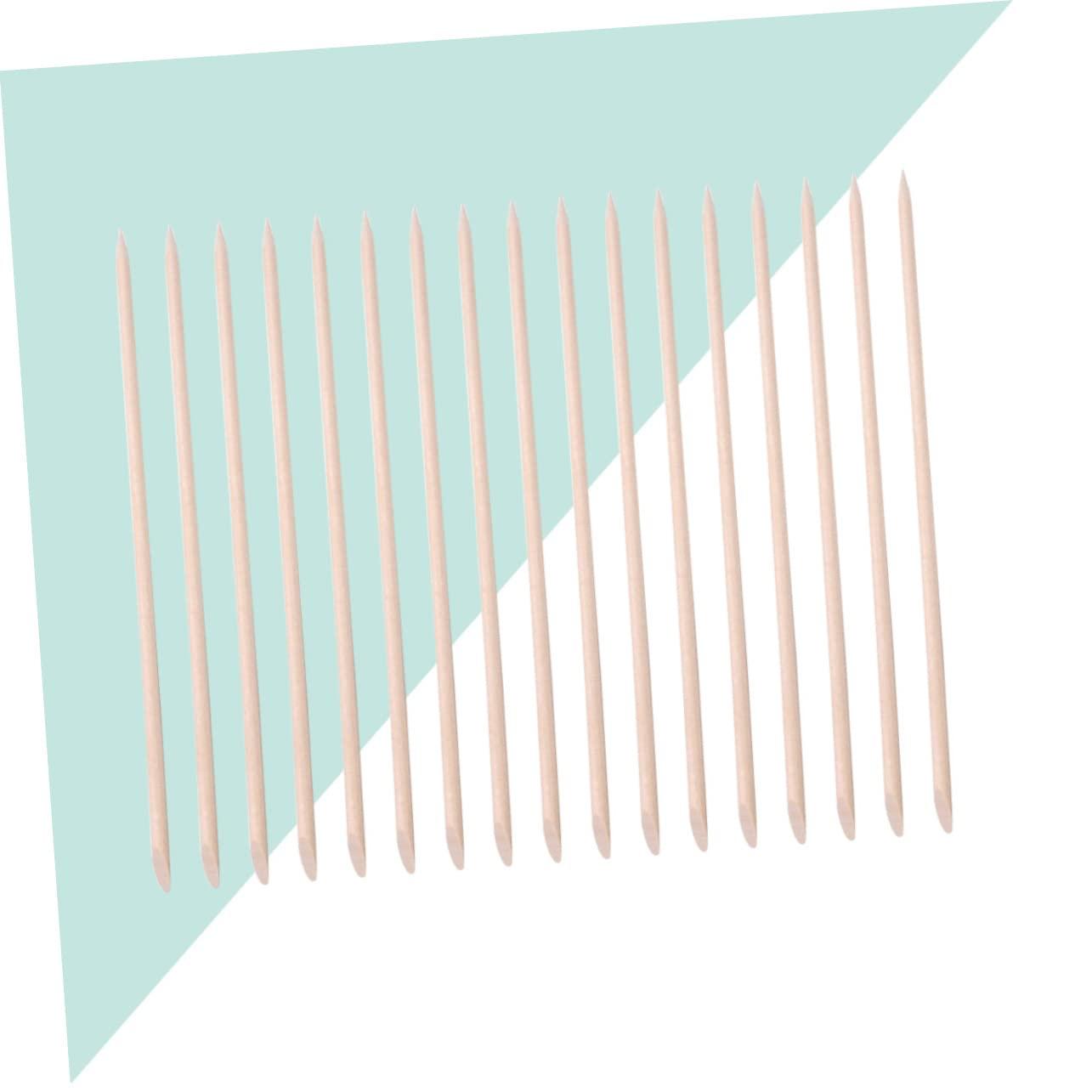Mipcase Mipcase Wooden Nail Art Stick 200pcs Cuticle Remover Set Sticks Cuticle Cleaner