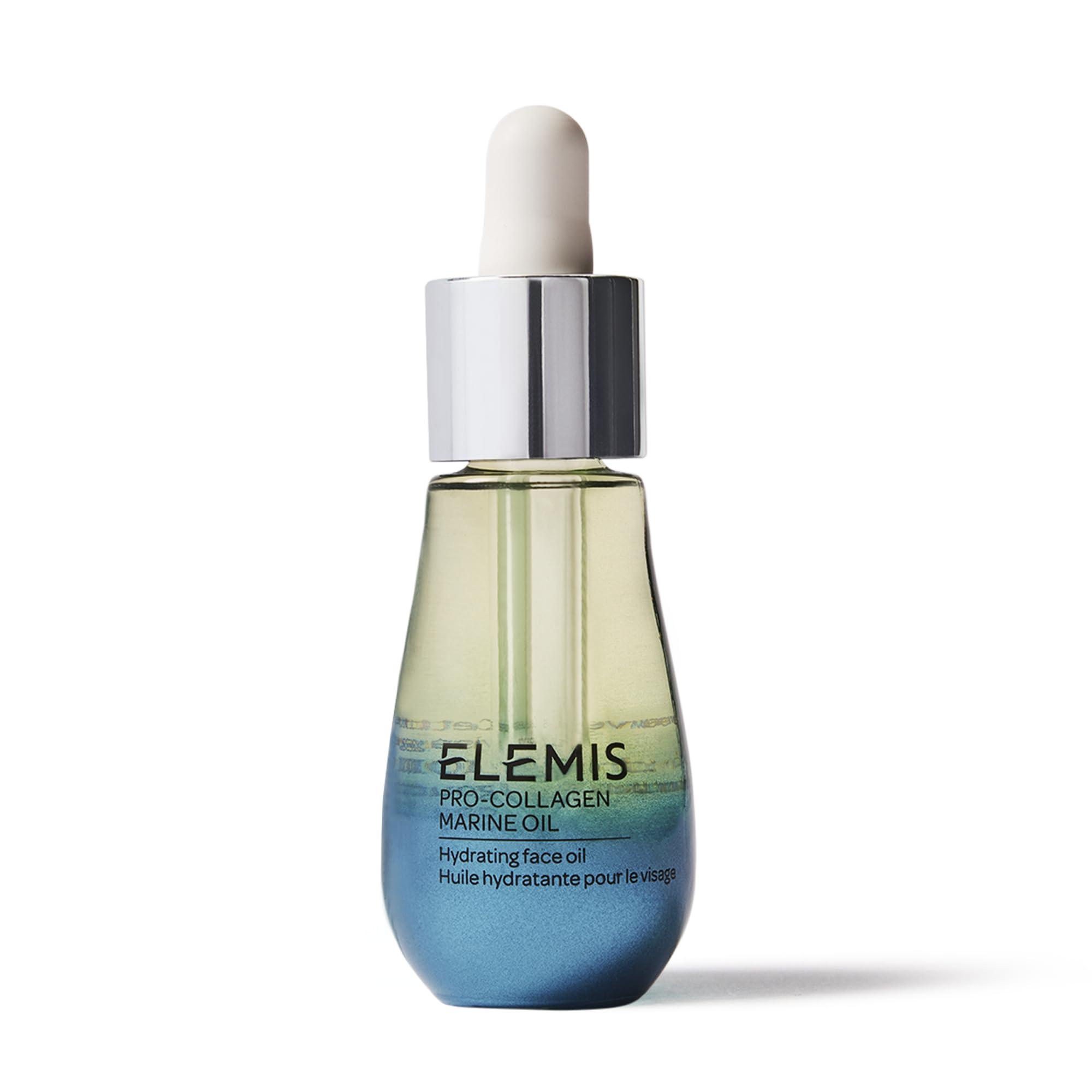 ELEMIS ELEMIS Pro-Collagen Marine Oil, 15ml Ultra-Lightweight Anti-Wrinkle Daily Face Oil Moisturizer, Deeply Moisturize, Nourish & Hydrate for Youthful Look, Fine Lines and Wrinkles Treatment