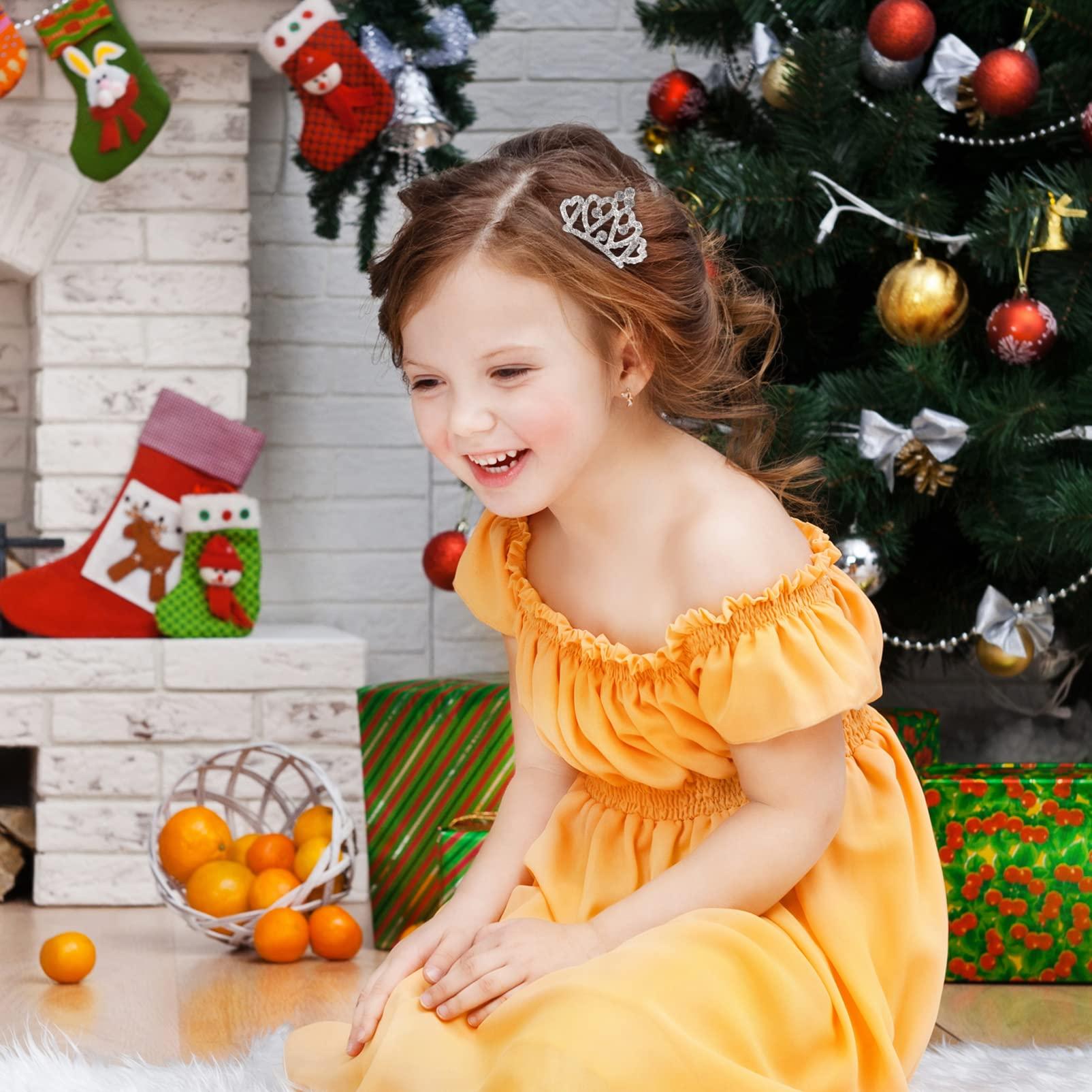 Lurrose Lurrose 4 Pcs Mini Tiara Hair Comb Princess Tiara Comb Princess Comb Shiny Rhinestone Tiara Crystal Rhinestone, Tiara Crystal Headband for Girls