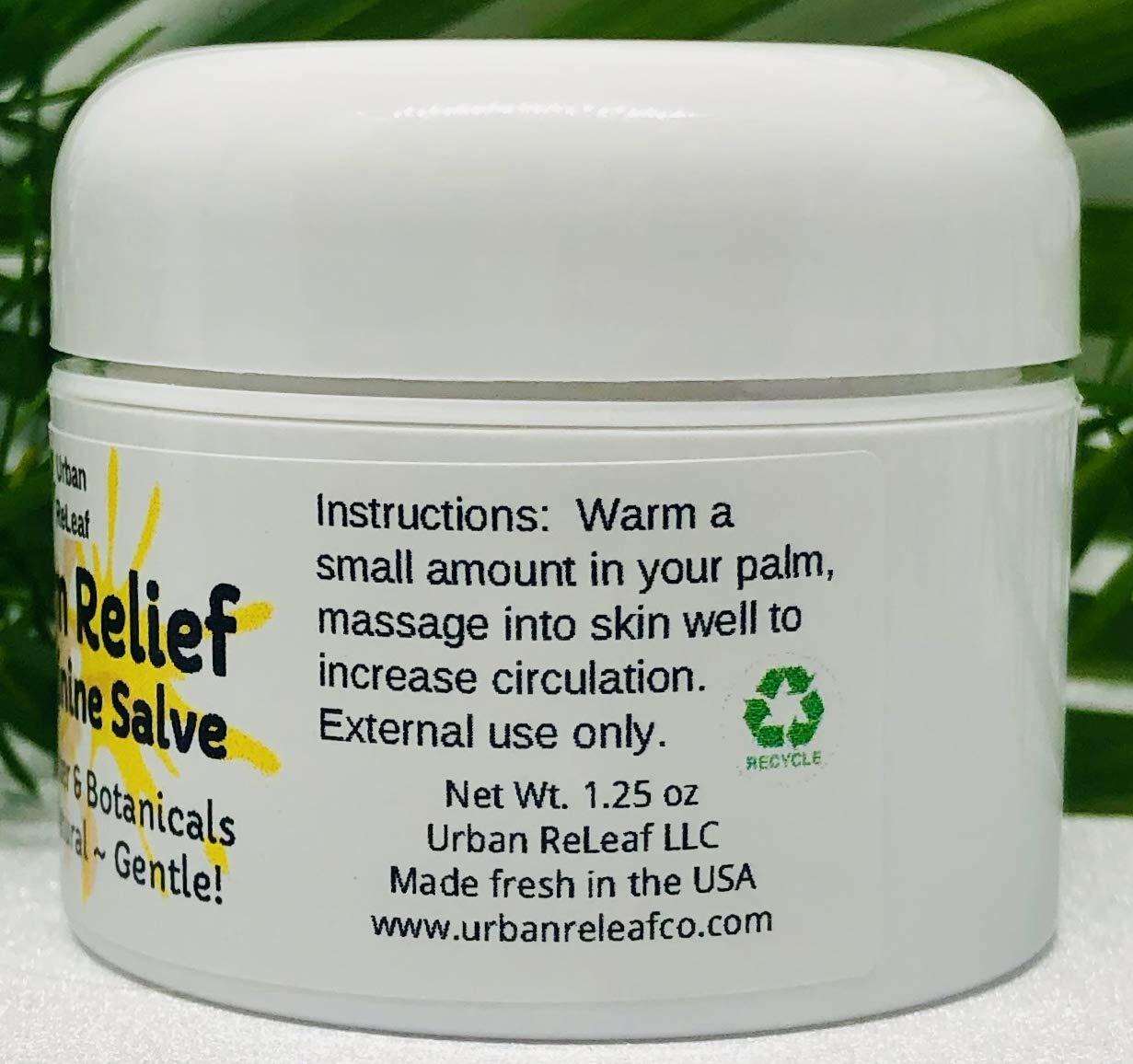 Urban ReLeaf Urban ReLeaf Warm Relief L-Arginine Salve ! Shea Butter & Botanicals, 100% Natural. Gentle Circulation Warming Massage Cream.
