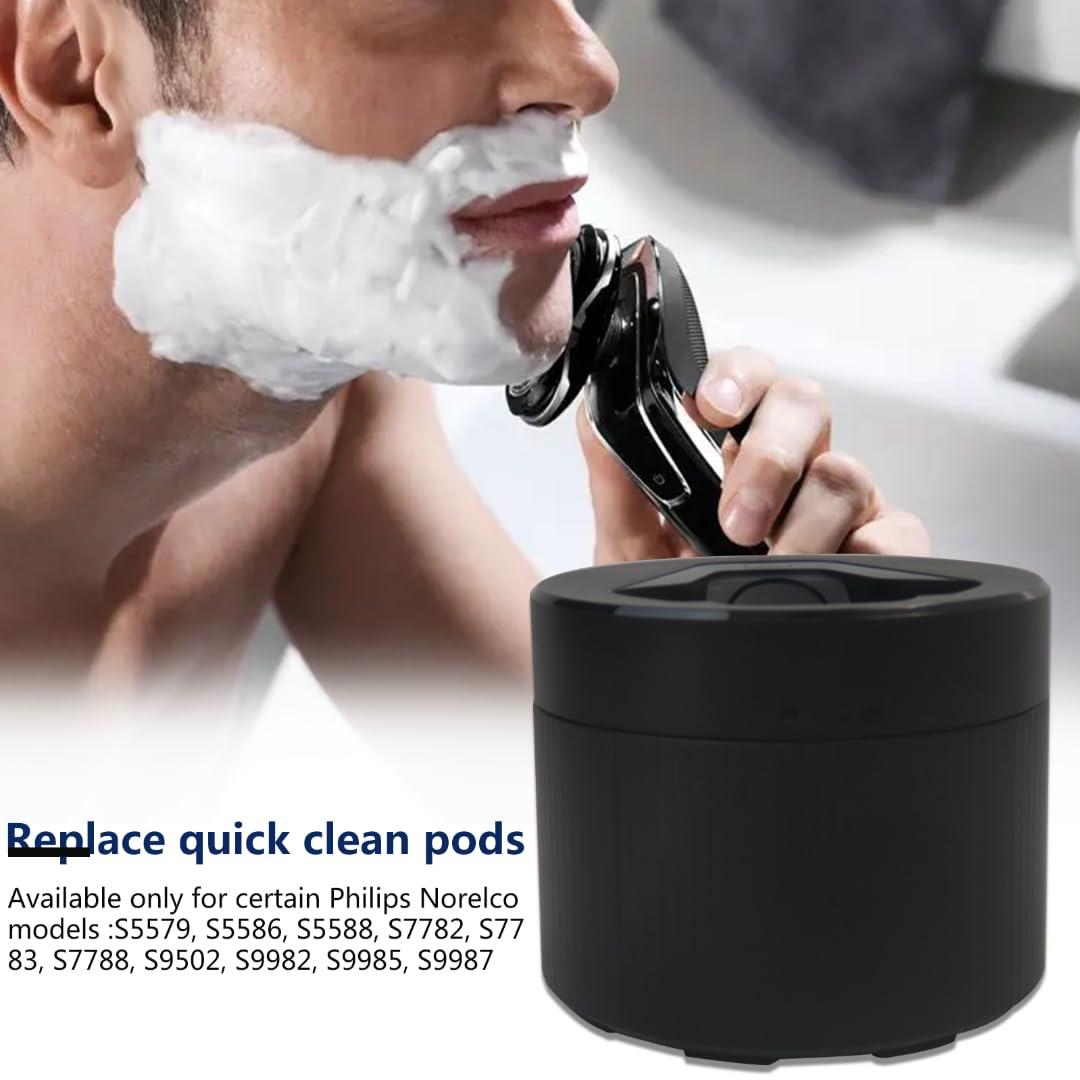 JRSHOME Replacement Quick Clean Pod for Philips Norelco 2nd Generation Series 9000 S8050 S9502 S9642 S9647 S9931 S9932 S9933 S9935 S9936 S9938 S9982 S9983 S9985 S9986 S9987