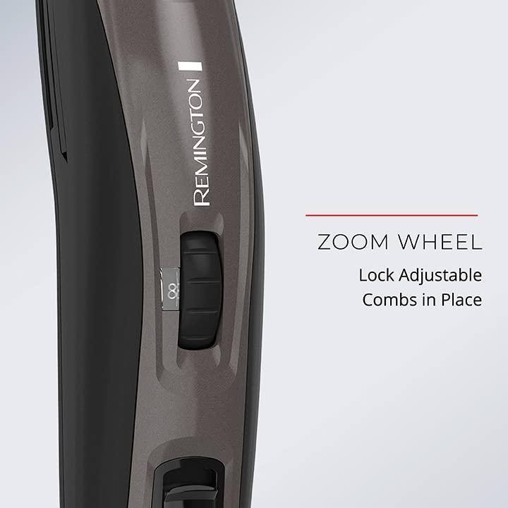 Remington Remington The Beardsman Beard Trimmer for Men, Ultimate Precision Full Beard Grooming Kit and Hair Clippers, with 3 Adjustable Combs, Scissors, and Brush, Black