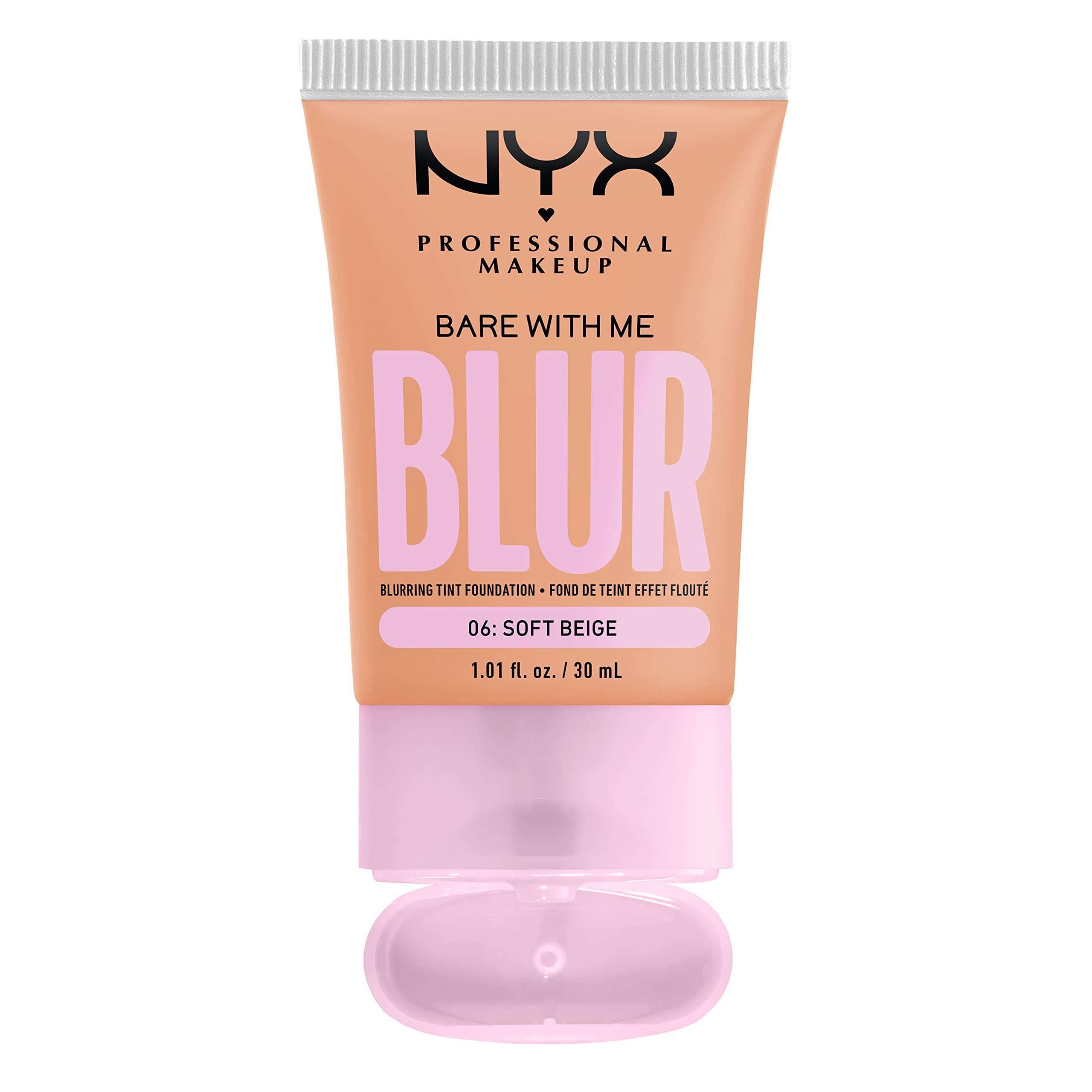 NYX PROFESSIONAL MAKEUP NYX PROFESSIONAL MAKEUP Bare With Me Blur Skin Tint Foundation Make Up with Matcha, Glycerin & Niacinamide - Soft Beige