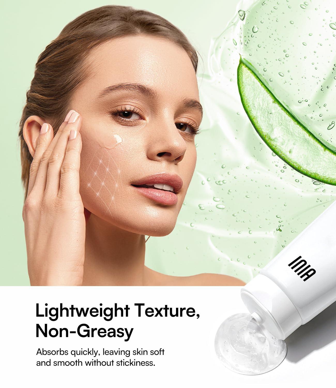 INIA INIA Microcurrent Facial Device Beauty Device with 1 Pcs 2.11 and 10.56 Fl Oz Conductive Gel for Facial and Body Skin Care