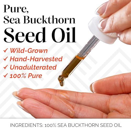 sibu sibu Premium Himalayan Sea Buckthorn Seed Oil, 4 oz