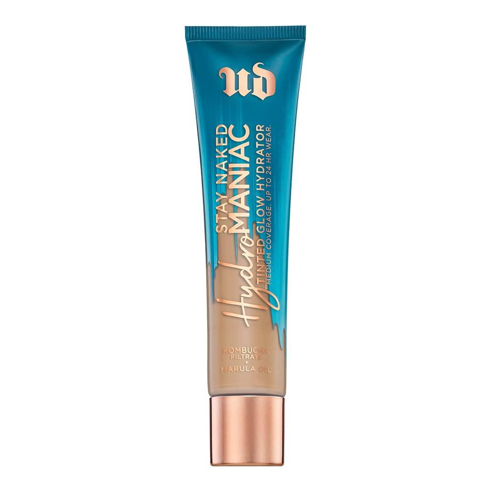 URBAN DECAY Urban Decay Hydromaniac Dewy Foundation (41 Light Medium Neutral), Hydrating Tinted Moisturizer for Dry Skin, Buildable Medium Coverage, Non-comedogenic, Vegan, Cruelty-free - 1.1 fl oz