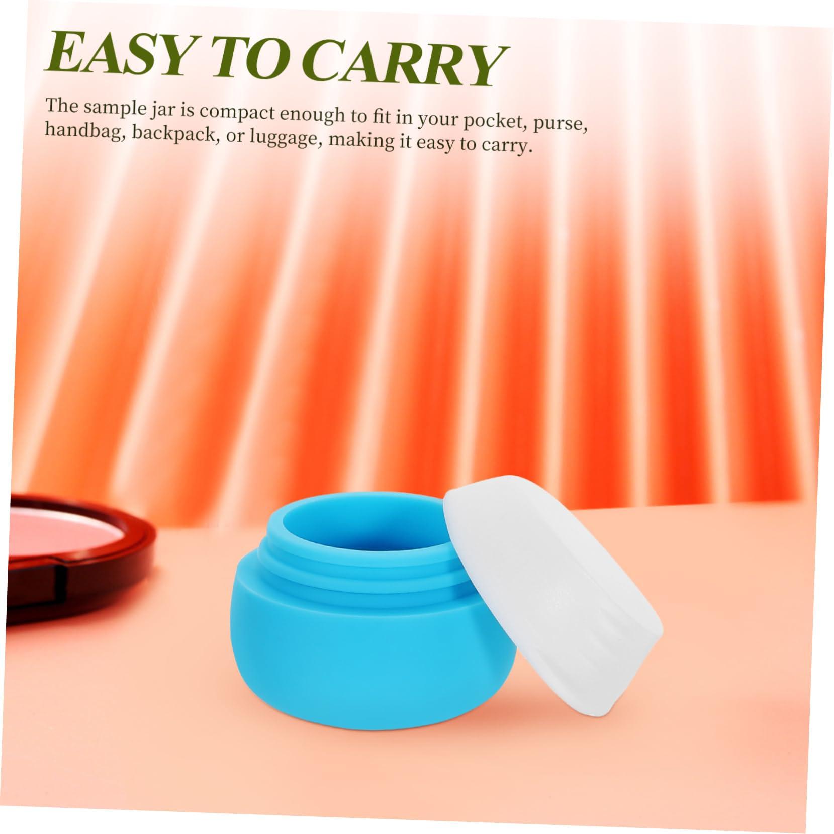 Baluue Baluue 2pcs Sugar Scrub Containers Beauty Product Jar Small Containers with Lids Small Jar with Lid Travel Bottles for Cream Travel Cosmetics Jar Mini Containers with Lids