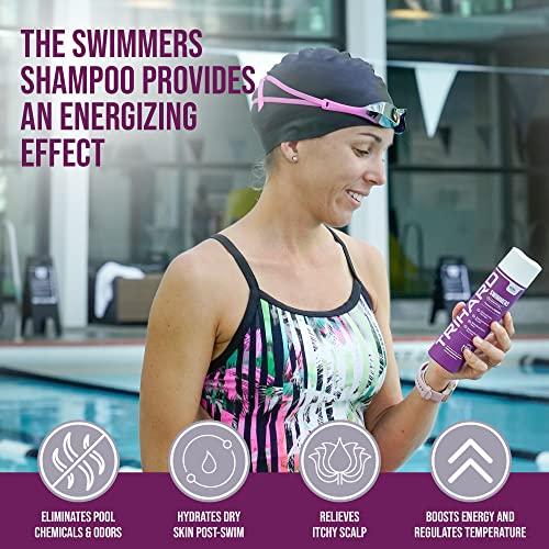 TRIHARD TRIHARD Swimmers Shampoo Extra Boost | Removing Chlorine and Hard Water Negative Effects | Specialized Swim Shampoo (Pack of 2)