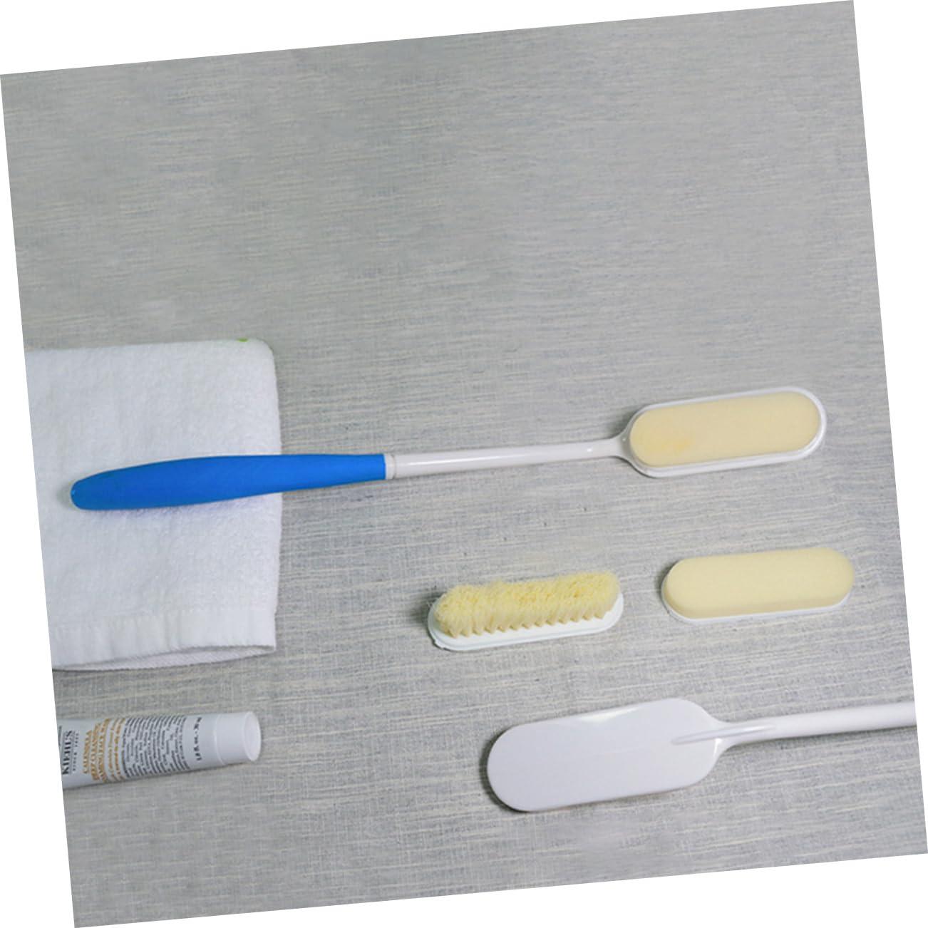 Beavorty 2 Pcs Back Scrubbing Brush Shower Brush Back Brush Body Brush with Long Handle Massage Brush for Bath Massaging Brush Back Scrubber