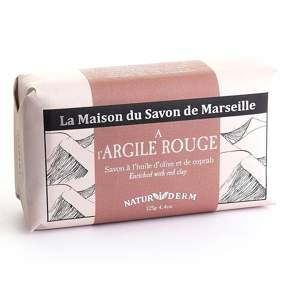 La Maison du Savon de Marseille Savon Naturiderm - 125g - ARGILE ROUGE