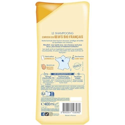 Dop Dop Shampoo Different Flavors 400 ml from France (1 bottle, Oeufs)