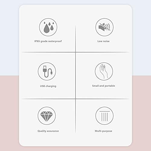 Brrnoo IPX6 Waterproof Electric Hair Remover Epilator Wet Dry Dual Use Hair Removal Machine