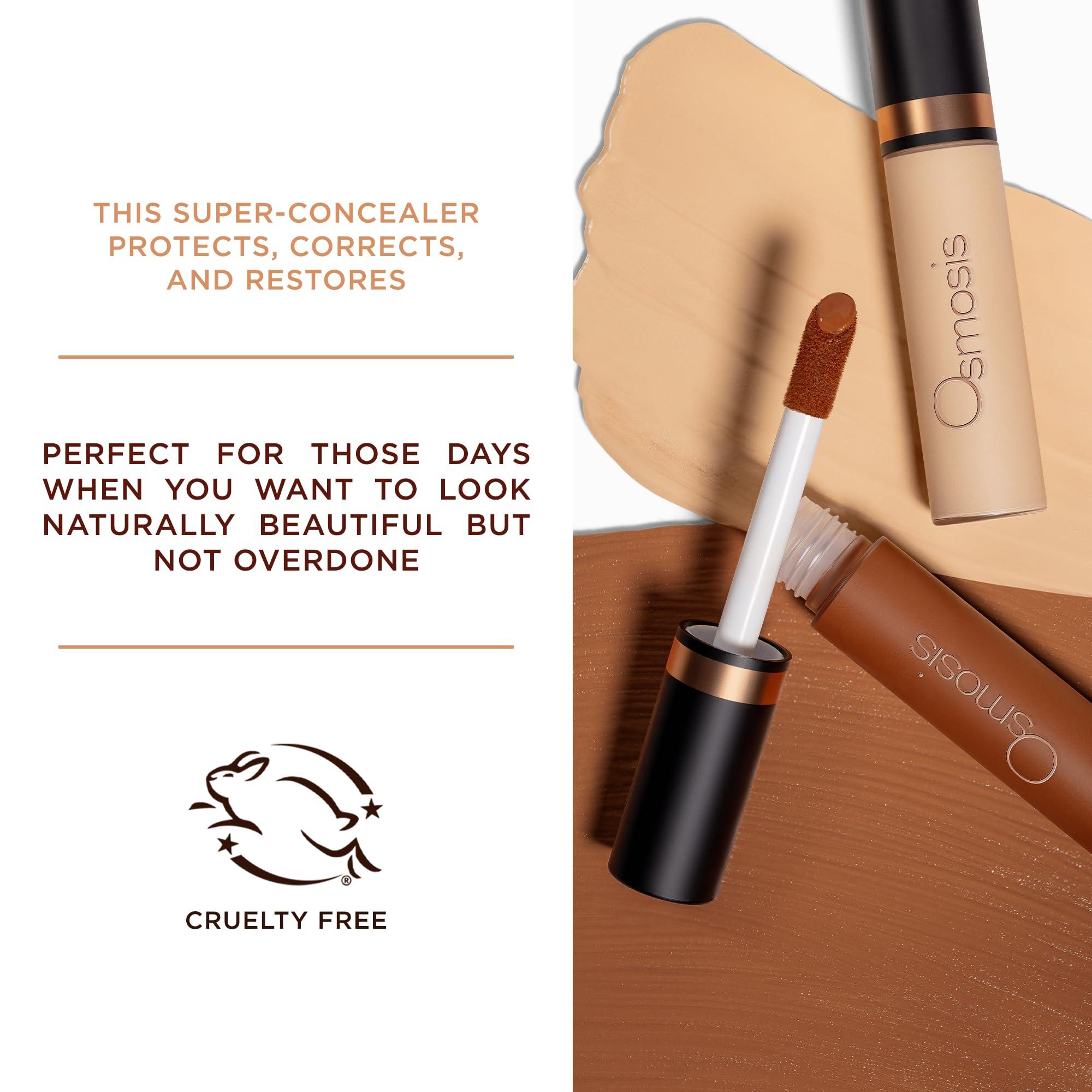 OSMOSIS Osmosis Flawless Concealer, Lightweight, Medium To Full Coverage, Natural Matte Finish, Conceals, Corrects, Covers, Hydrates, 10 Shades, Honey 0.47 Fl Oz