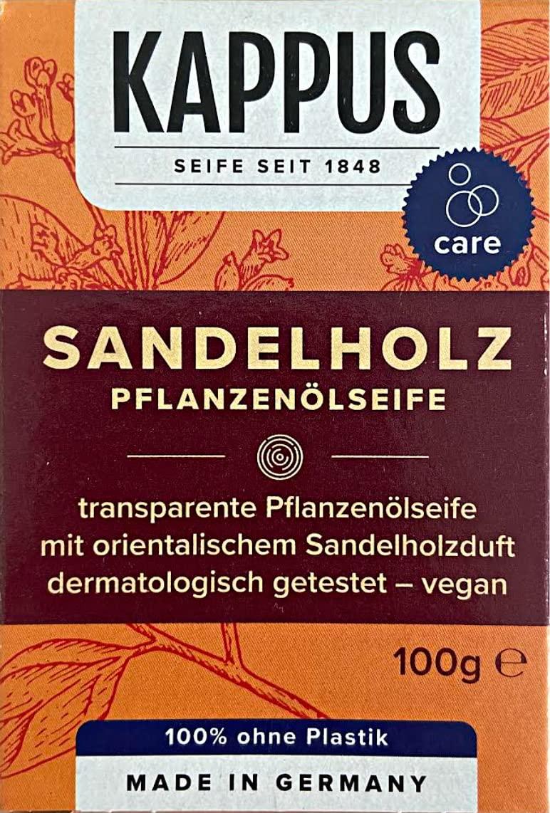 Kappus Kappus 10x100g Sandalwood Vegetable Oil Soap/Germany