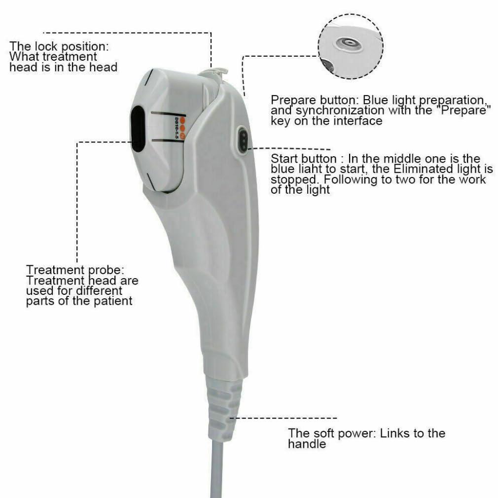 WaWaNMES Professional Face Neck Lifting Anti-Aging Wrinkle Removal Skin Beauty Machine with 3 Cartridges 10000 Shots