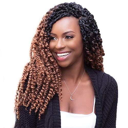 Janet Collection MULTI PACK DEALS! Janet Collection Synthetic Hair Crochet Braids NALA TRESS Boho Twist Braid 18" (3-PACK, 2)